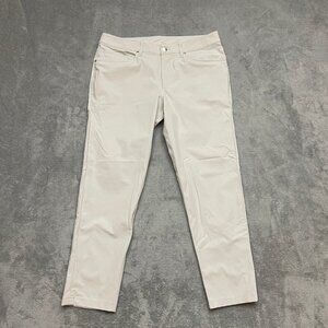 LuLuLemon Men’s Pants ABC Slim fit Trouser Warpstreme Raw Linen 33